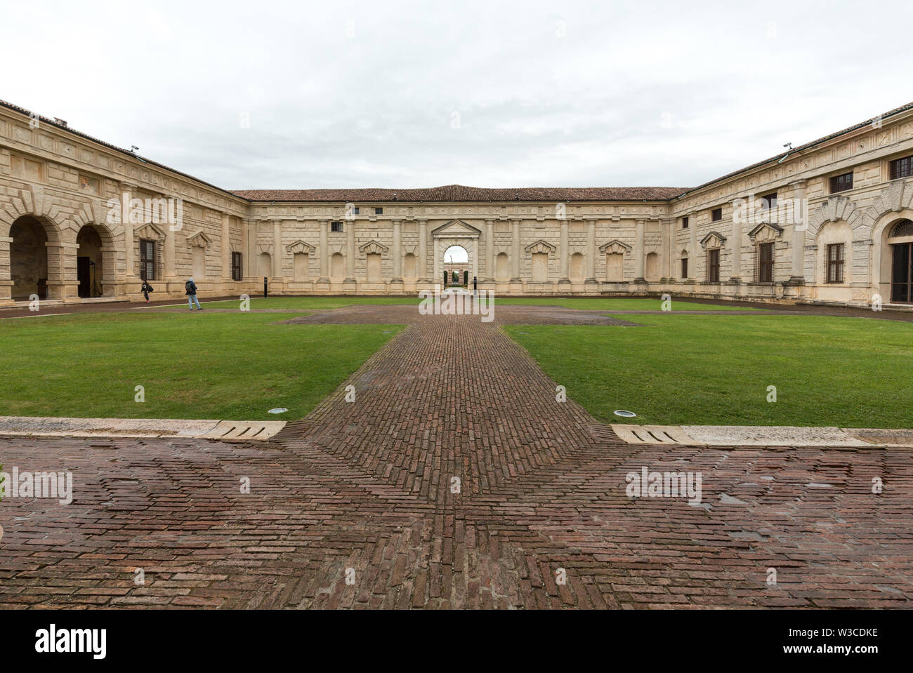 Mantui MANTUA, ITALY - MAY 2, 2016: Palazzo Te in Mantua is a major tourist ...