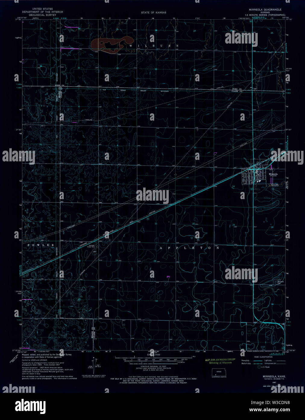 Map of minneola hires stock photography and images Alamy
