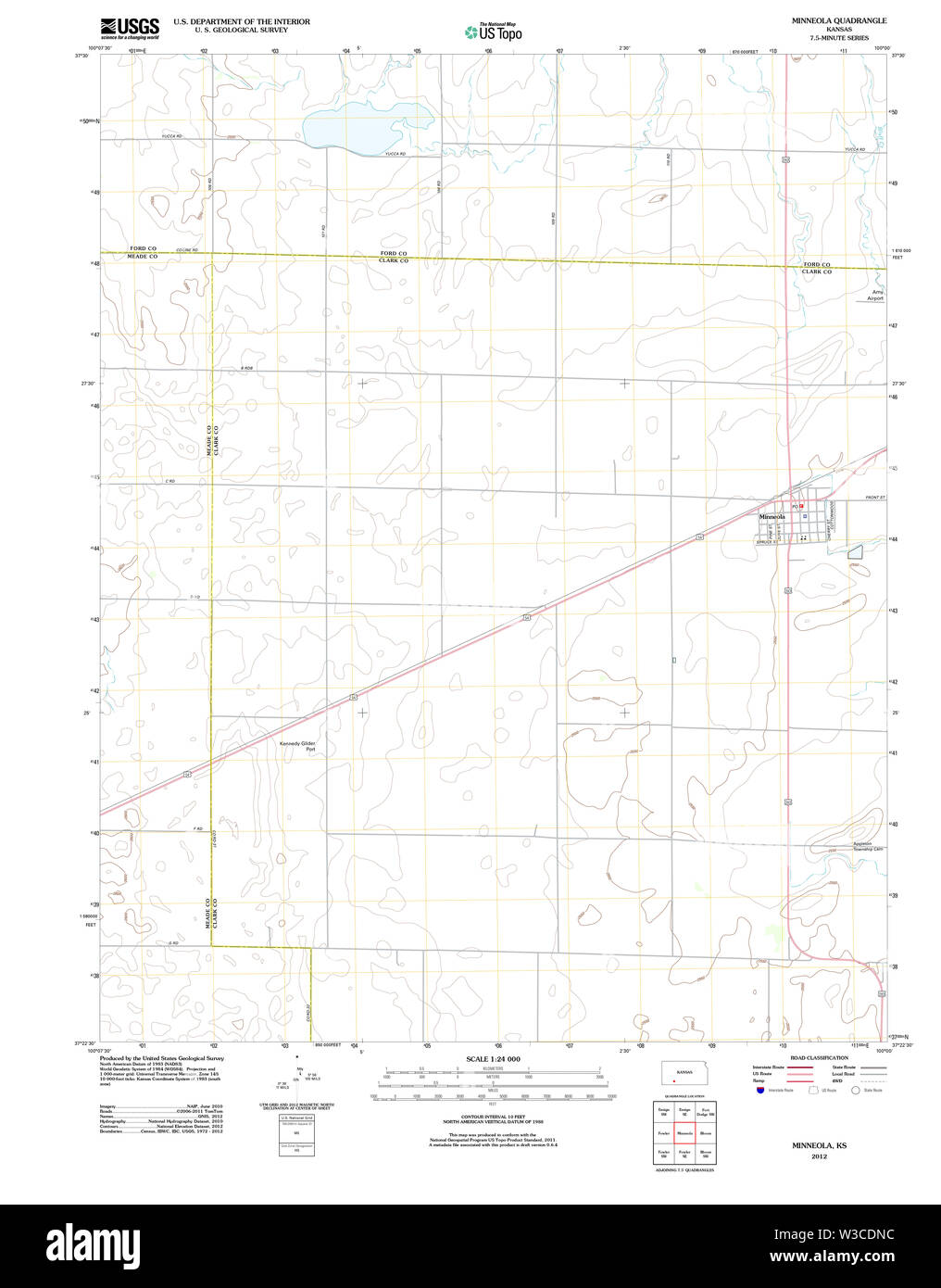 Map of minneola hires stock photography and images Alamy