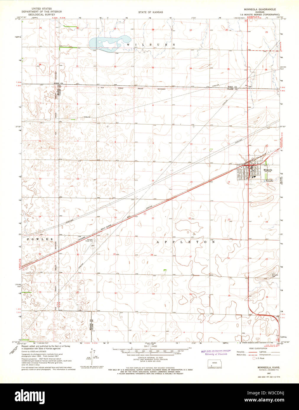 Map of minneola hires stock photography and images Alamy