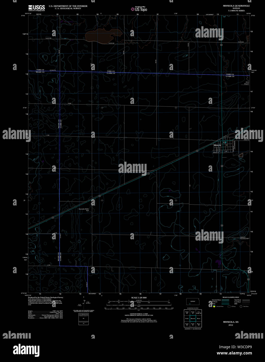 Map of minneola hires stock photography and images Alamy