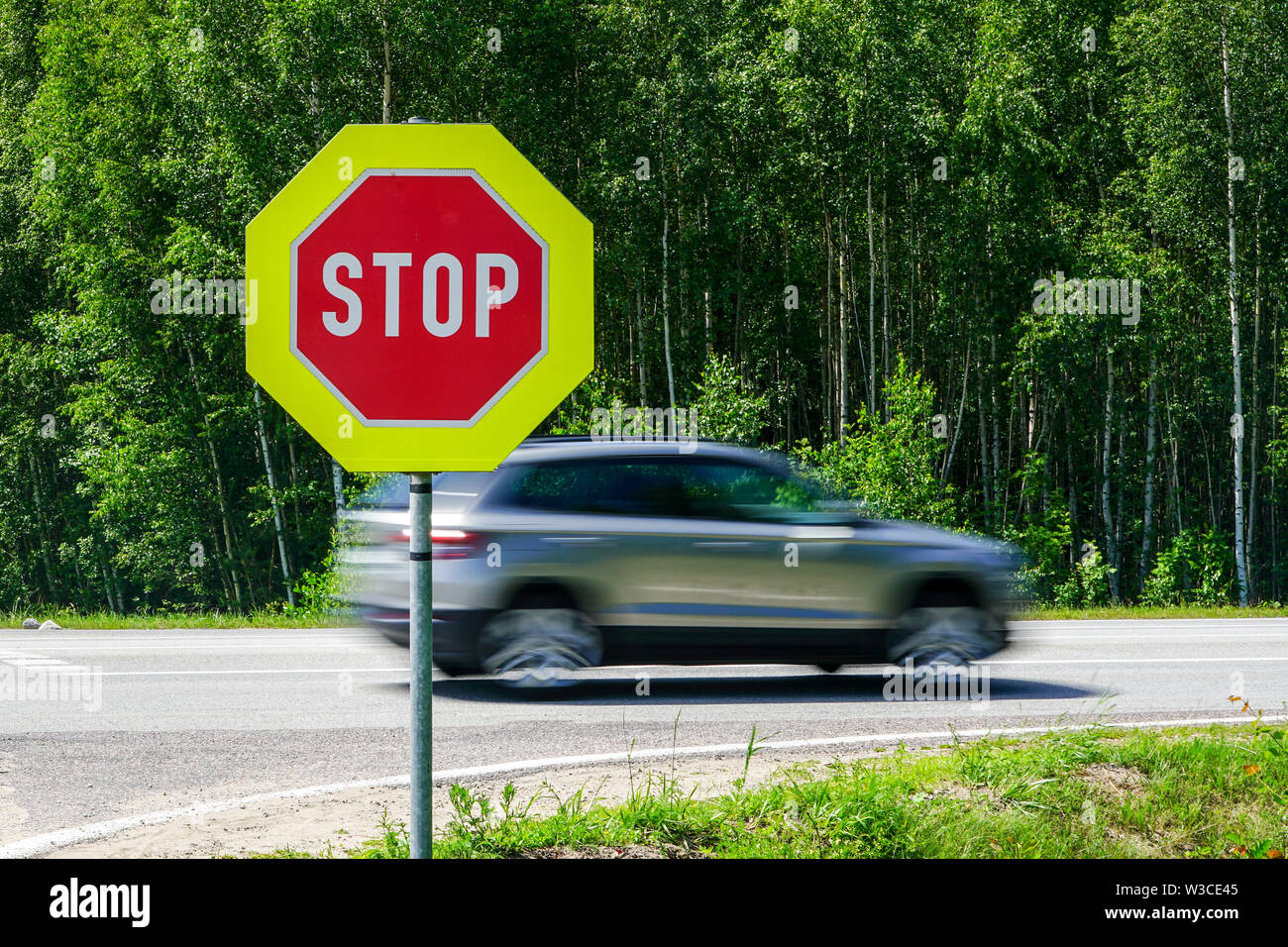 Emergency Stop Car High Resolution Stock Photography and Images Alamy