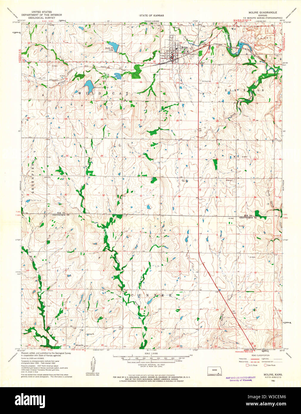 Moline kansas map hires stock photography and images Alamy
