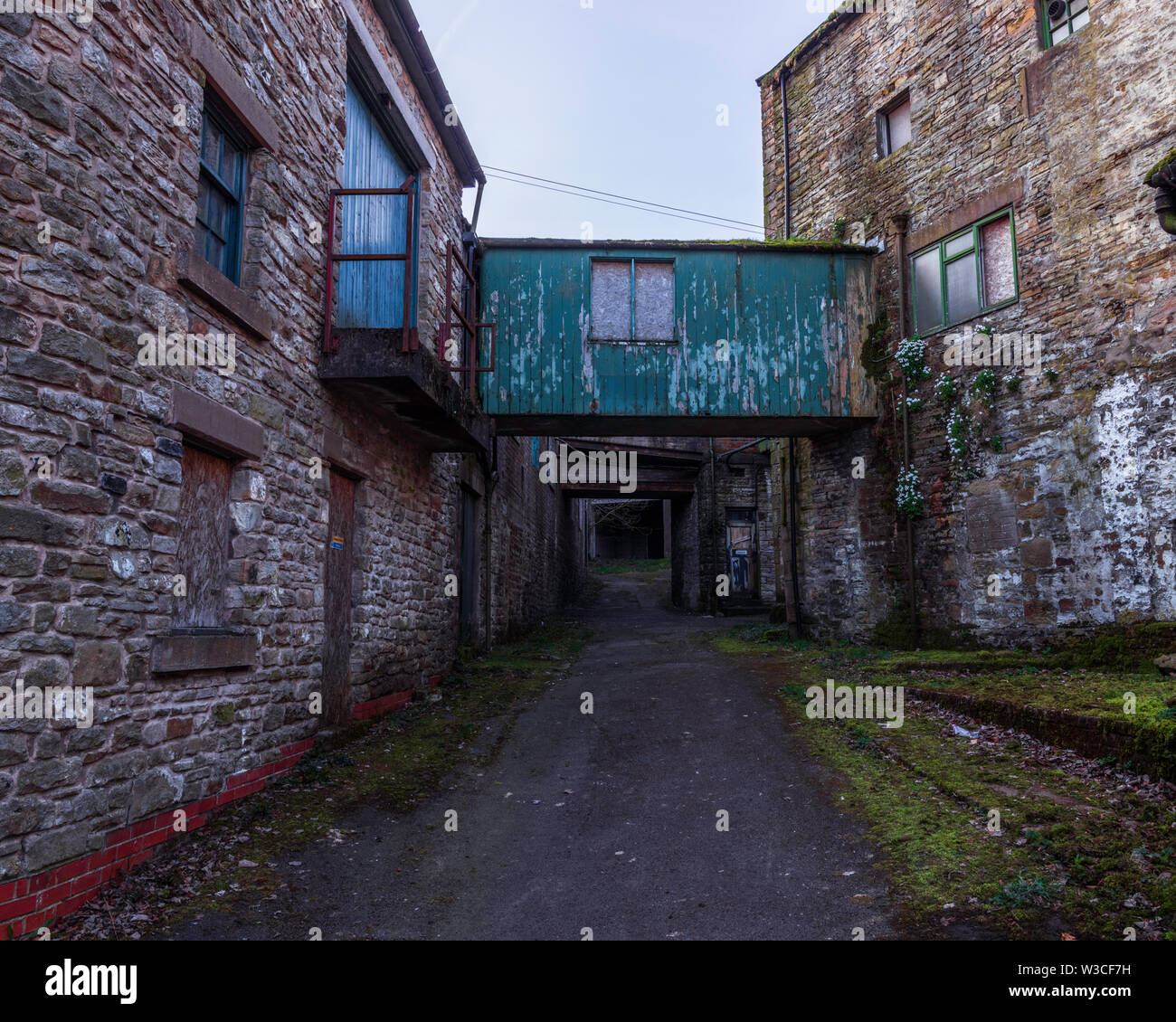 Old factory buidling territory in Alston Stock Photo - Alamy
