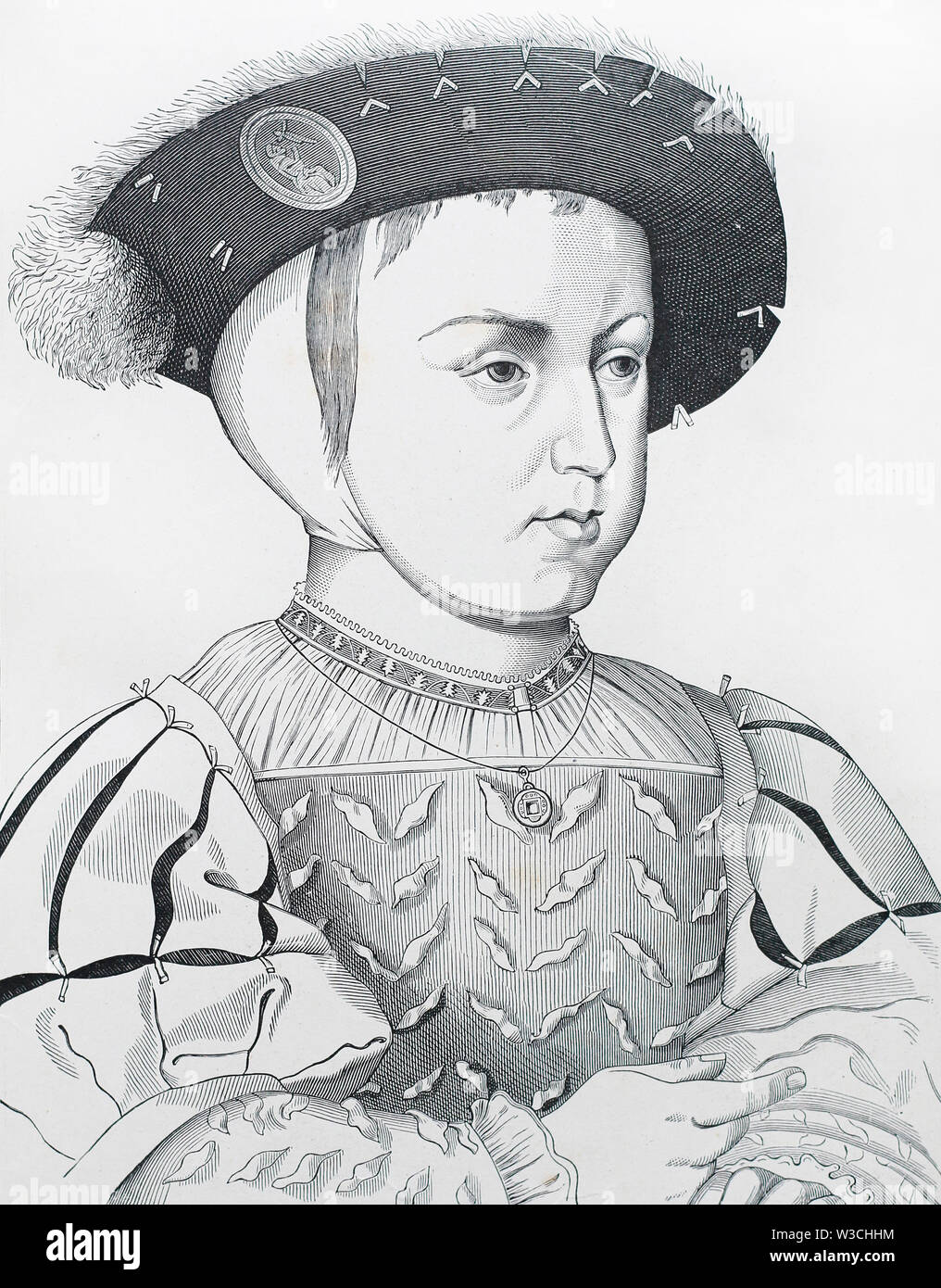 Francis II, King of France from 1559 to 1560. Portrait by Franois Clouet. Stock Photo