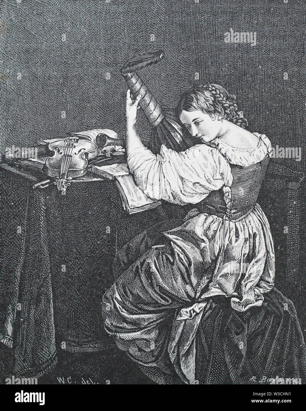 Lute player medieval hires stock photography and images Alamy