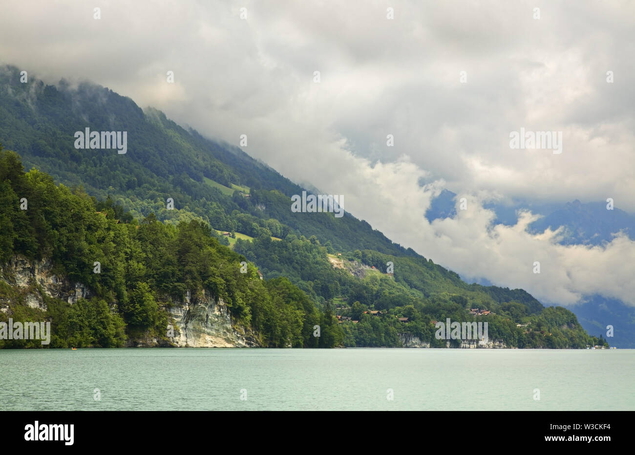 Lake Brienz in Interlaken. Switzerland Stock Photo - Alamy