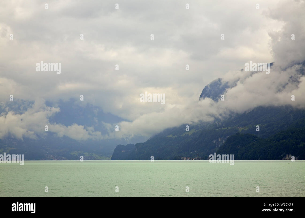 Lake Brienz in Interlaken. Switzerland Stock Photo - Alamy