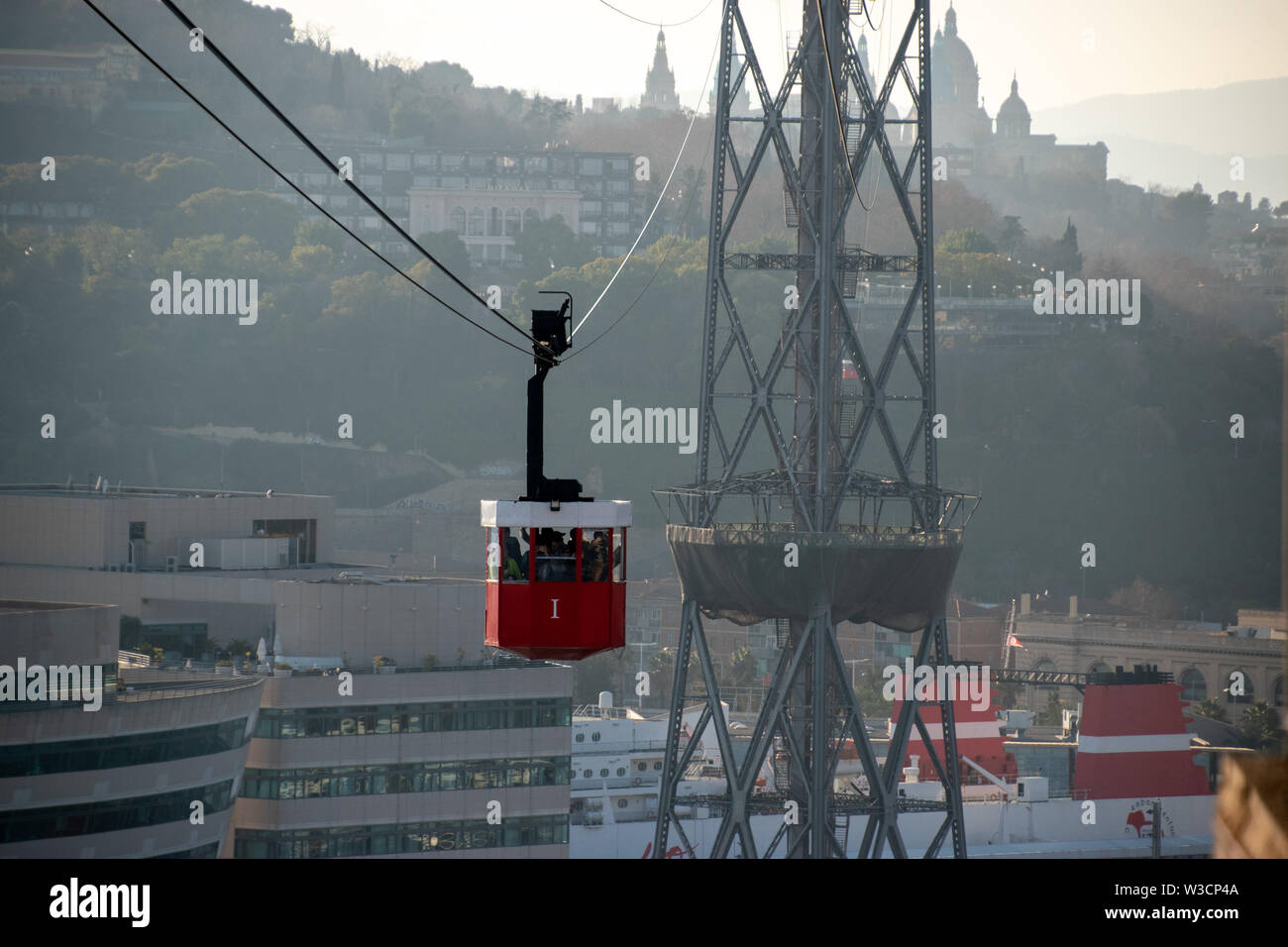 Gondola lift aerial view hi-res stock photography and images - Alamy