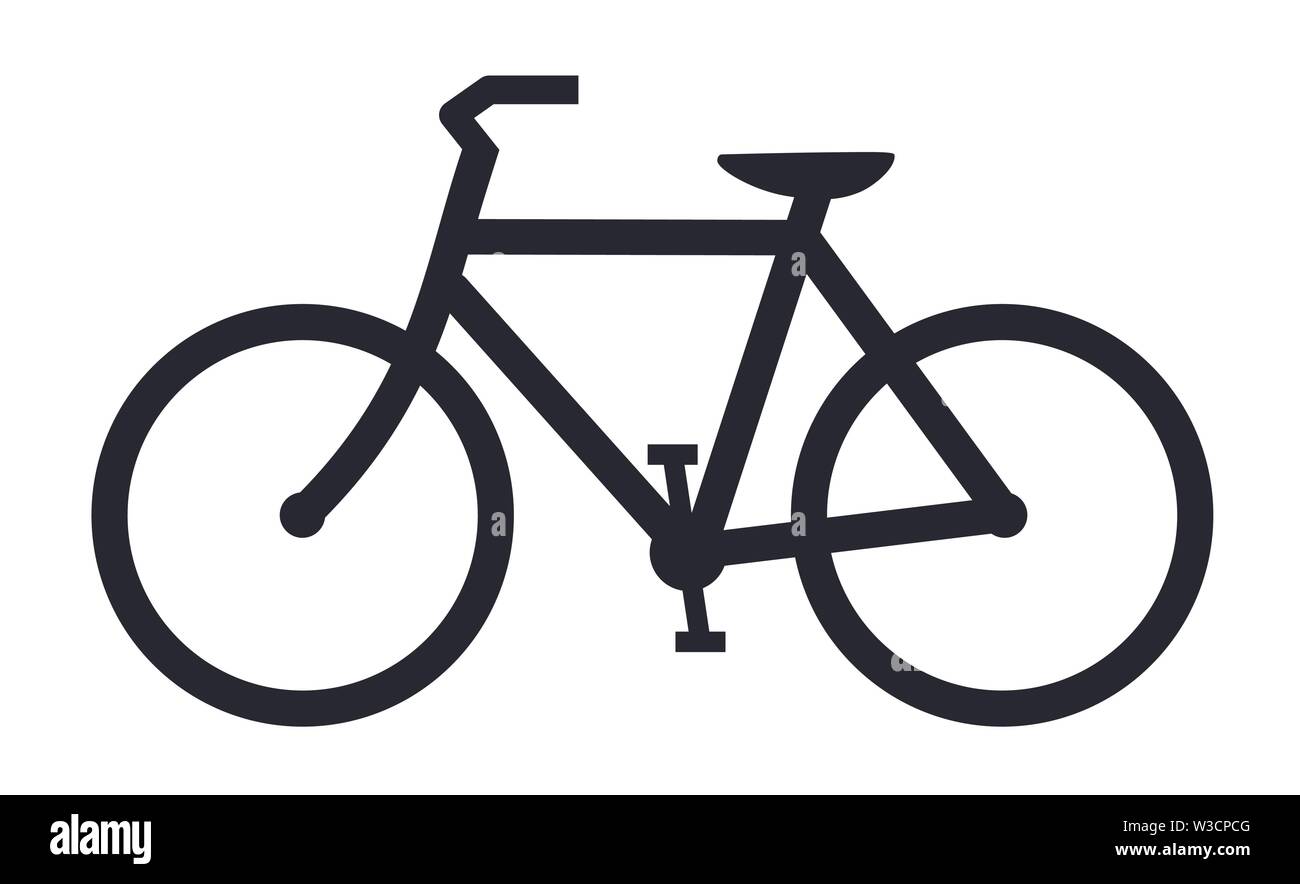 Bicycle icon hi-res stock photography and images - Alamy