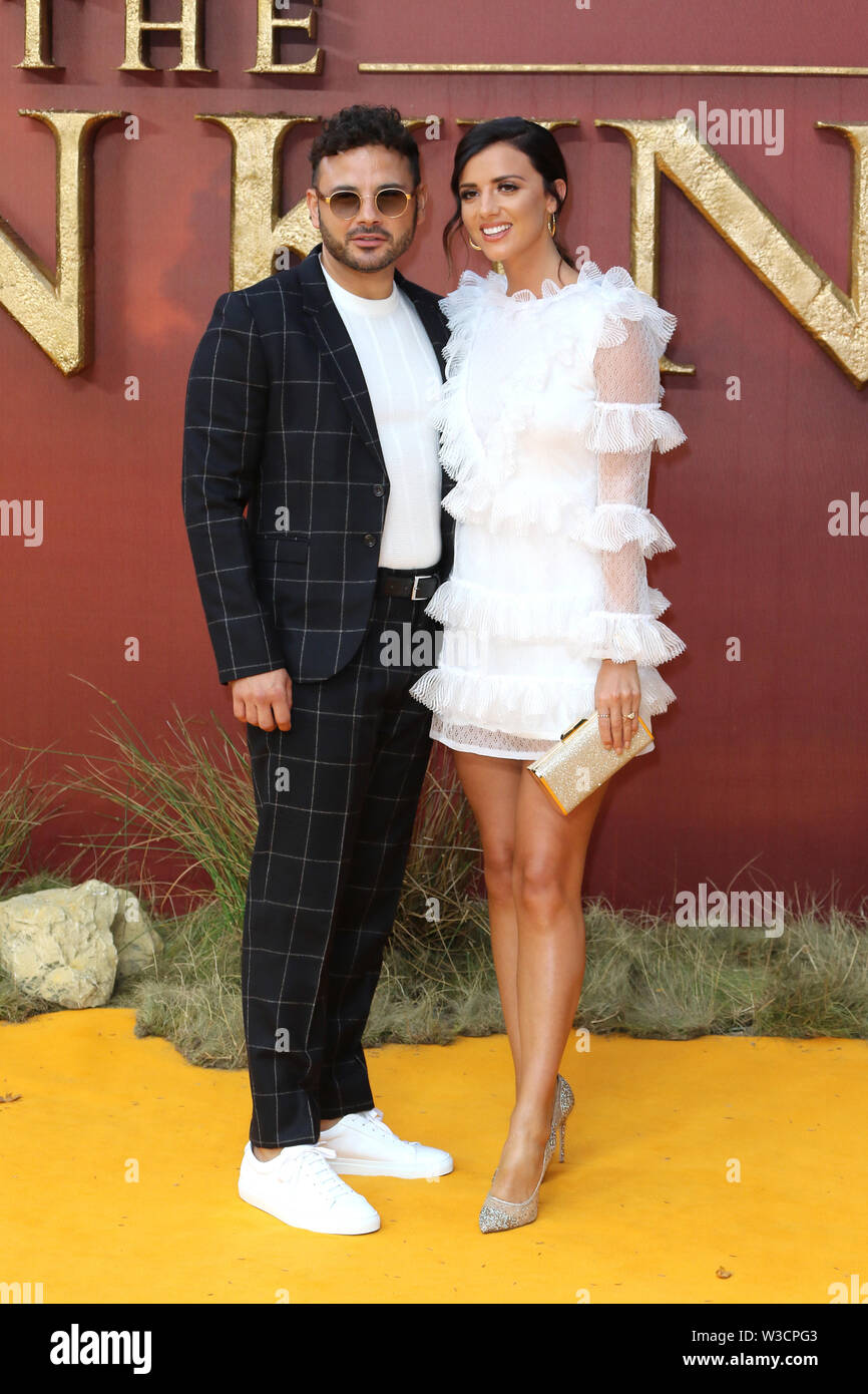 Ryan Thomas and Lucy Mecklenburgh, The Lion King - European Premiere