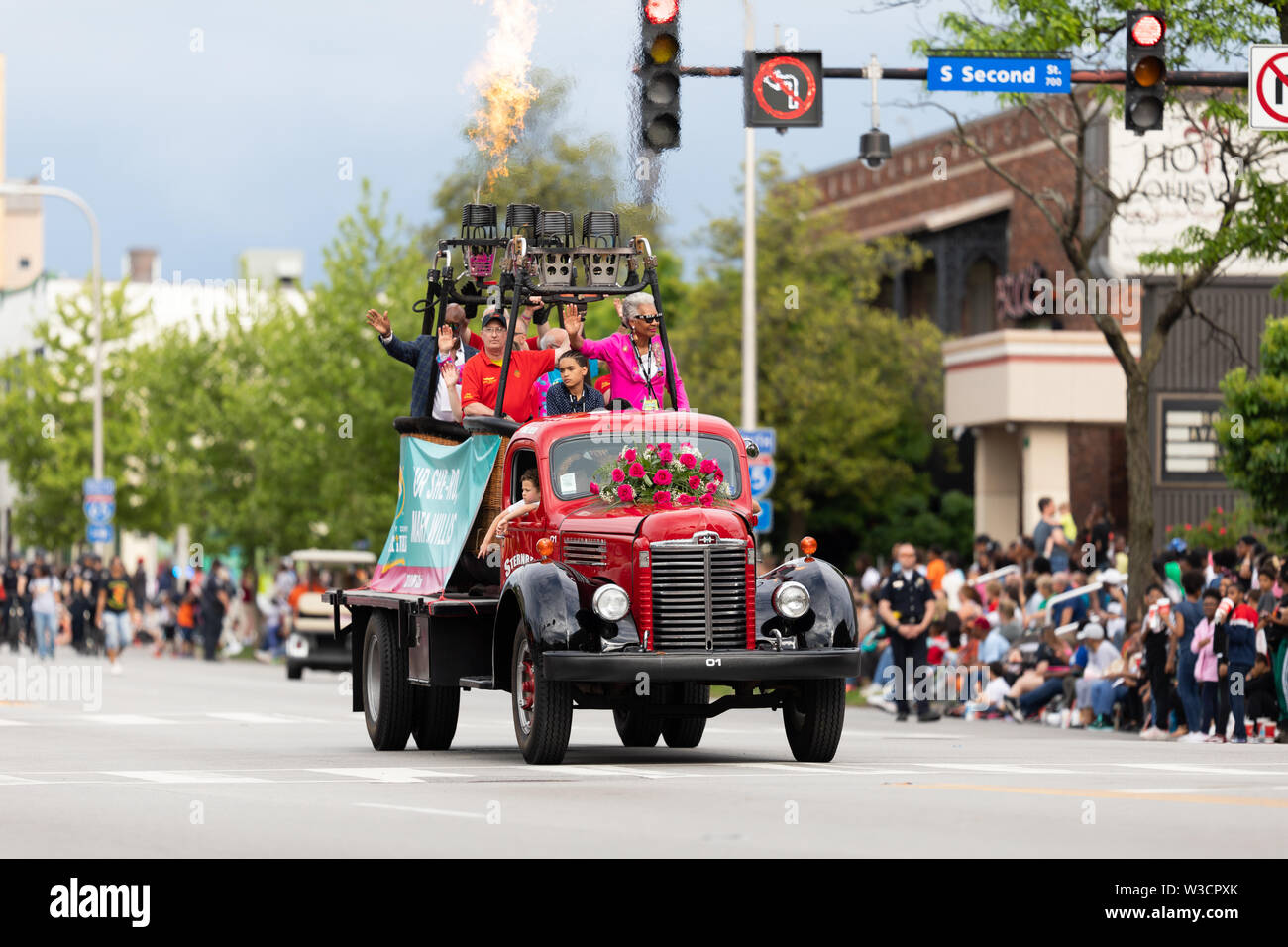 Louisville, Kentucky, USA May 2, 2019 The Pegasus Parade, Classic