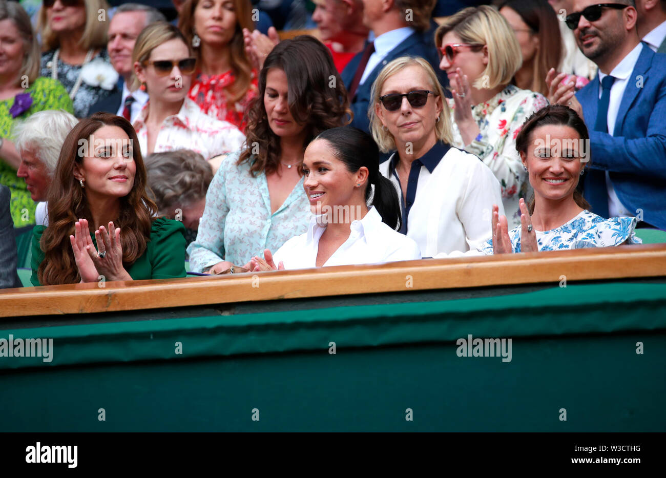 Kate watching Wimbledon ladies' singles final from Royal Box