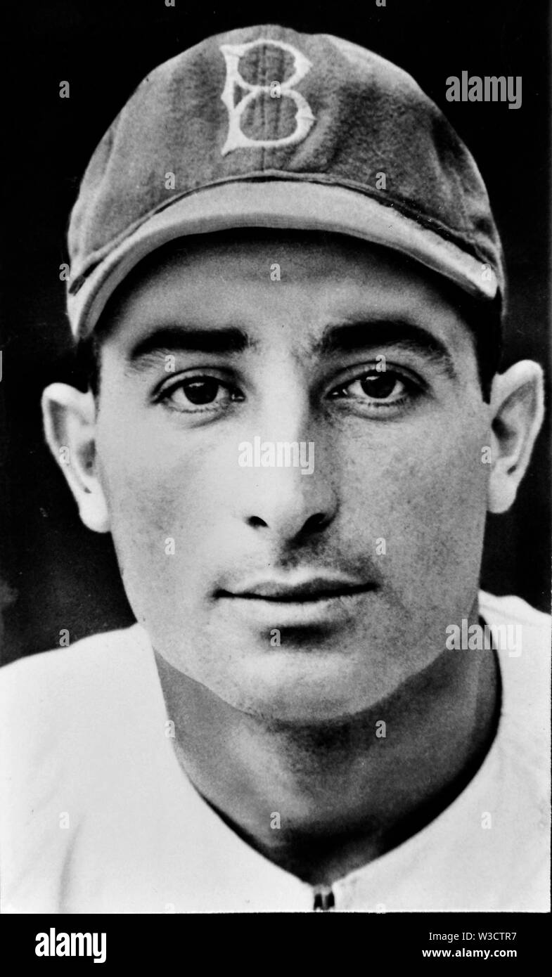 Portrait of Brooklyn dodger player Carl Furillo circa 1940s Stock Photo