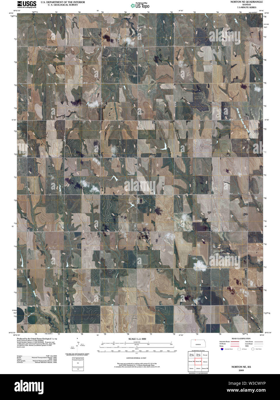 Norton kansas map hires stock photography and images Alamy