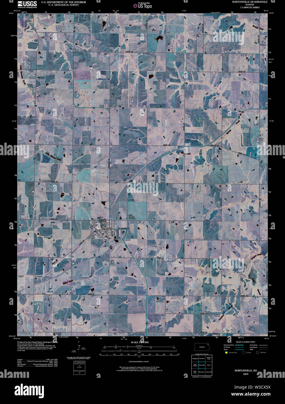 Map of nortonville hires stock photography and images Alamy