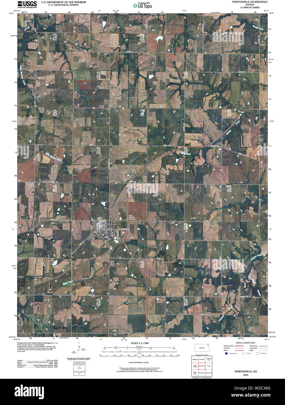 Map of nortonville hires stock photography and images Alamy