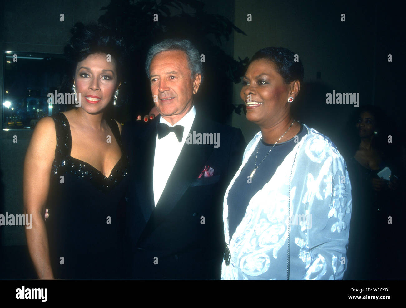 Beverly Hills, California, USA 20th September 1994 Actress Diahann Carroll, husband singer Vic Damone and singer Dionne Warwick attend the 1994 Diversity Awards on September 20, 1994 at the Beverly Hilton Hotel in Beverly Hills, California, USA. Photo by Barry King/Alamy Stock Photo Stock Photo