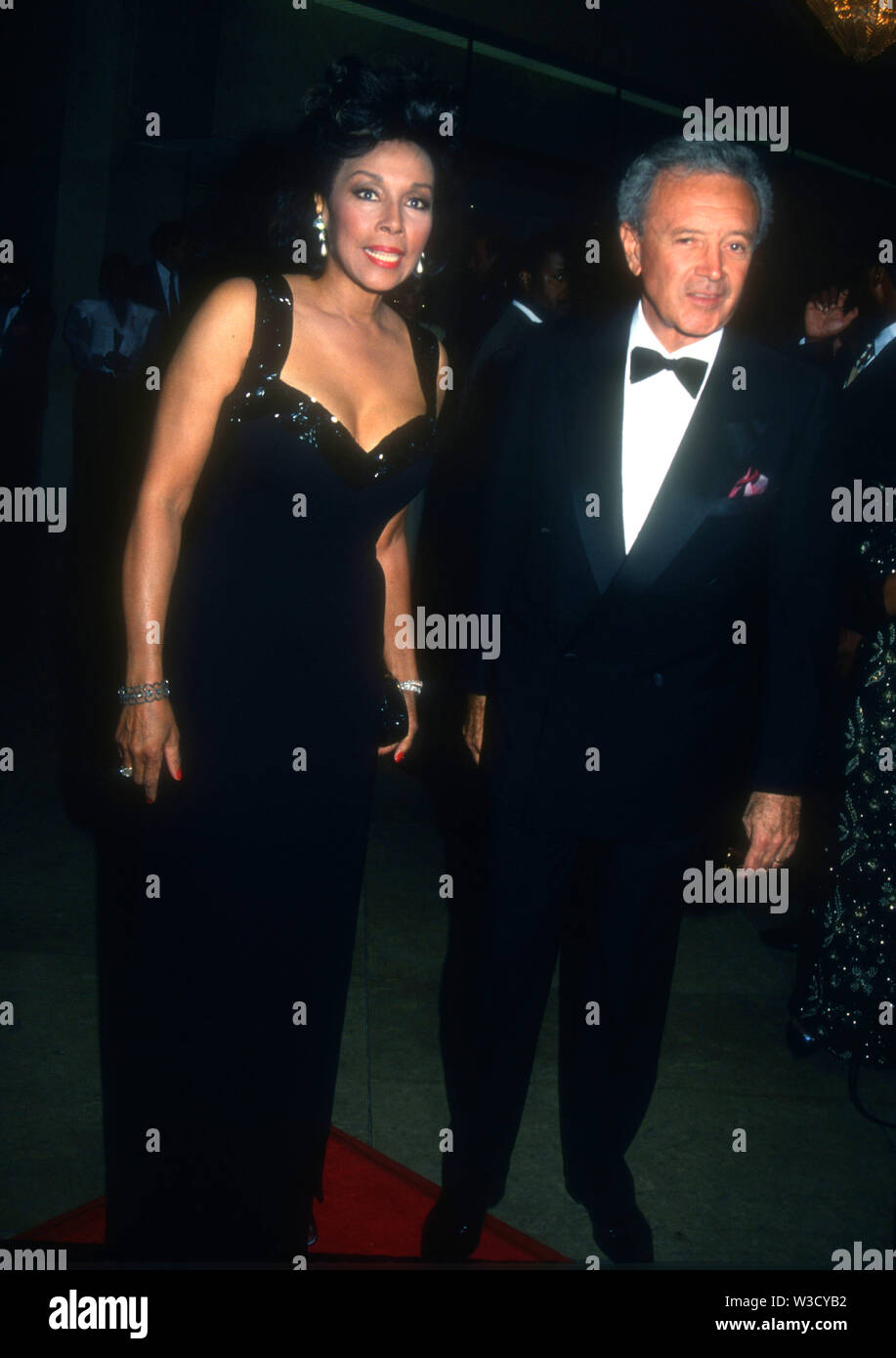 Beverly Hills, California, USA 20th September 1994 Actress Diahann Carroll and husband singer Vic Damone attend the 1994 Diversity Awards on September 20, 1994 at the Beverly Hilton Hotel in Beverly Hills, California, USA. Photo by Barry King/Alamy Stock Photo Stock Photo