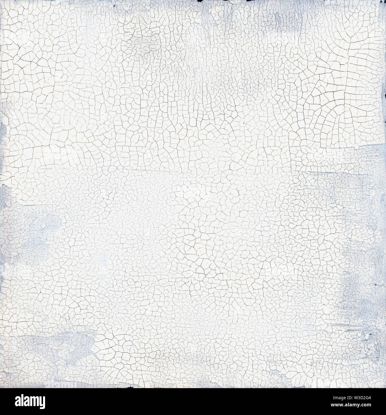 White zen minimalist cracked texture artwork painting background. Conceptual desert or time creative design element. Stock Photo