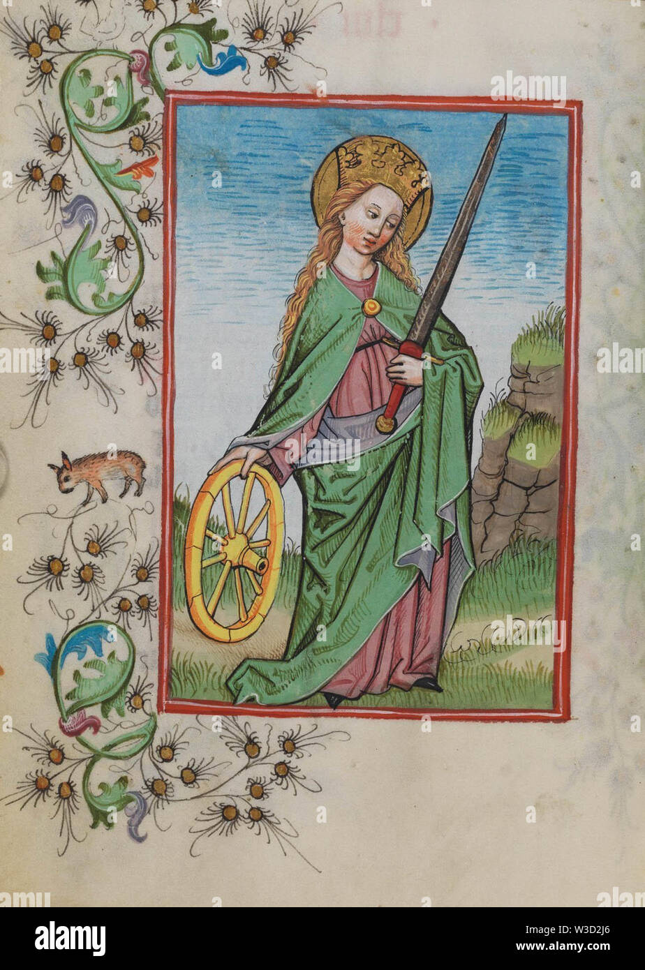 Saint catherine alexandria wheel hi-res stock photography and images ...