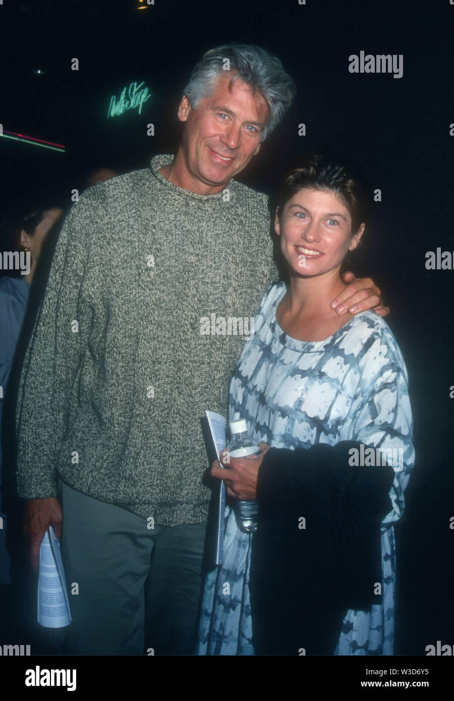 West Hollywood, California, USA 22nd September 1994 Actor Barry Bostwick  and wife Sherri Jensen attend the opening of Marvin's Room on September 22,  1994 at Tiffany Theater in West Hollywood, California, USA.