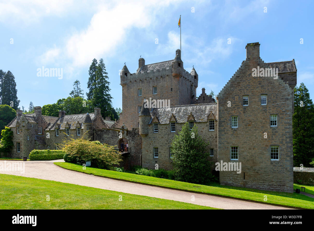 Cawdor Castle, Cawdor, northeast of Inverness, Scotland, UK Stock Photo