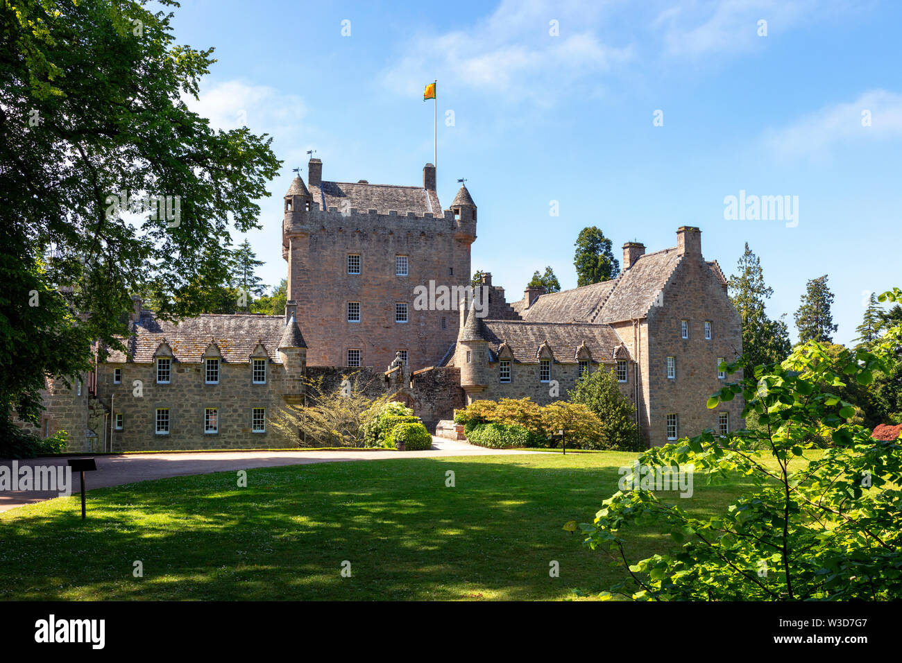 Cawdor Castle, Cawdor, northeast of Inverness, Scotland, UK Stock Photo