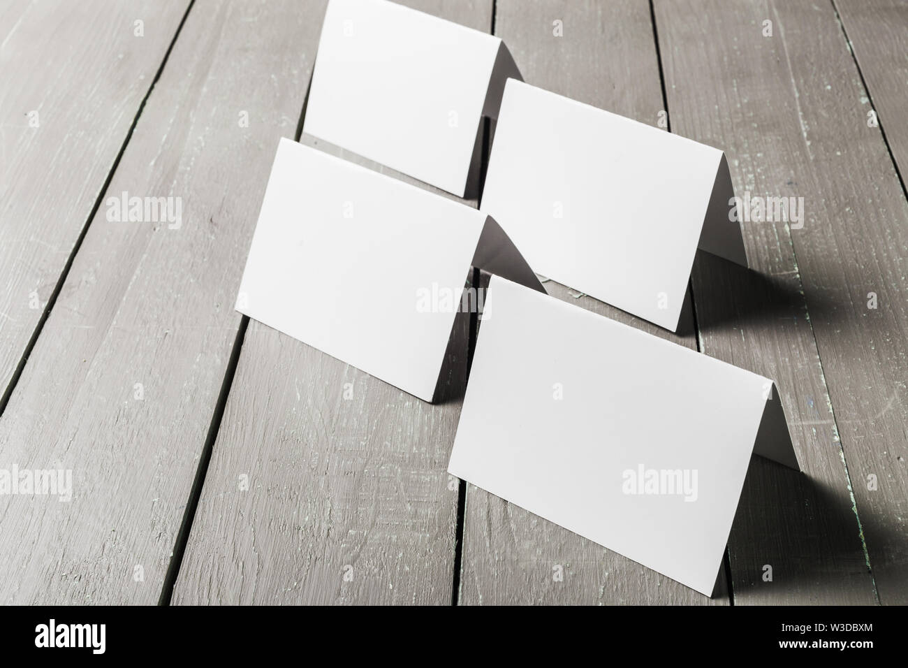 Business cards blank mockup Stock Photo Alamy