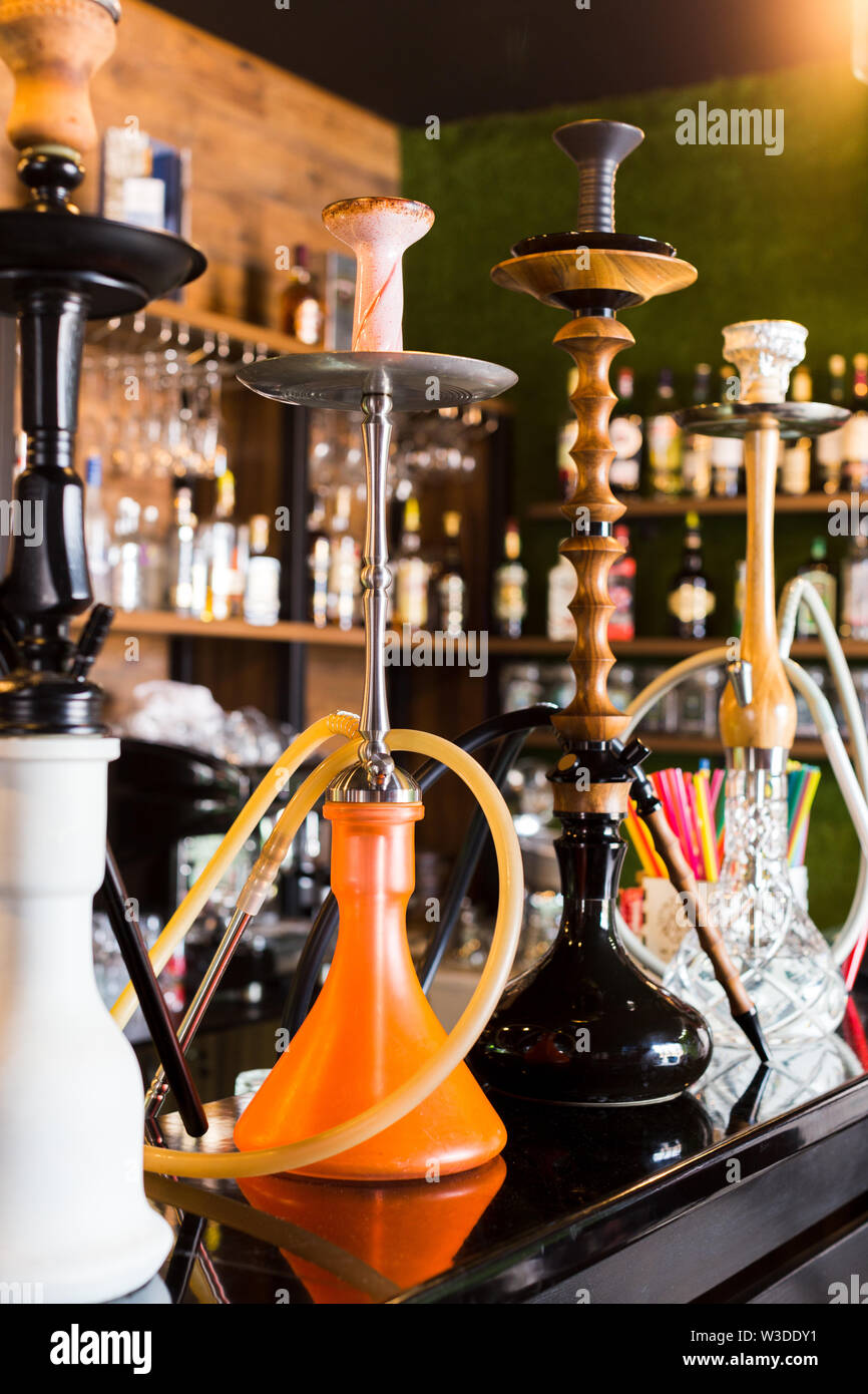 Exotic turkish hookah Stock Photo Alamy