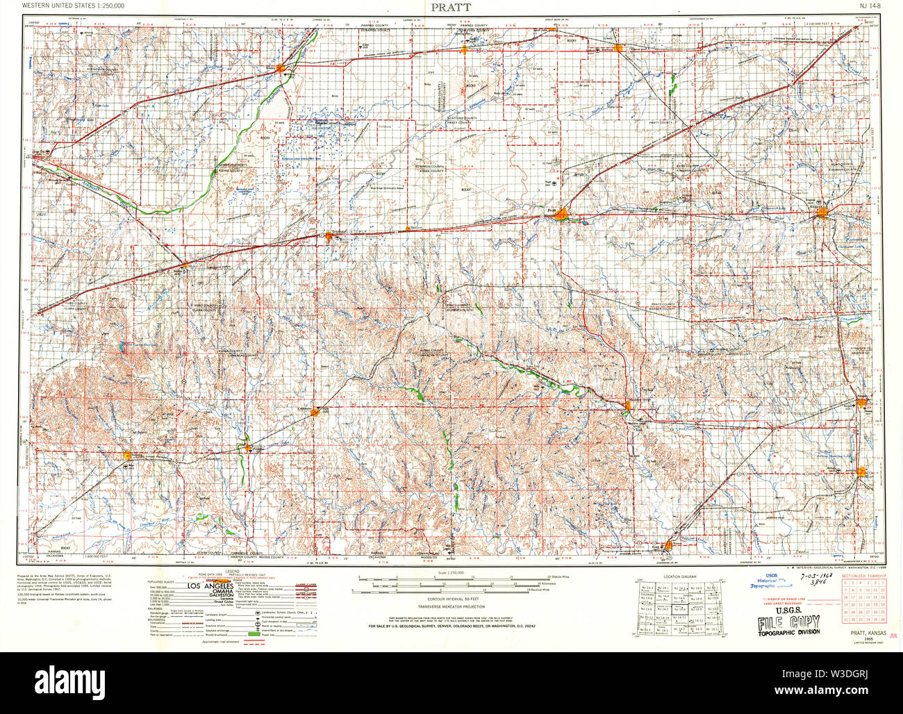 Map of pratt hires stock photography and images Alamy