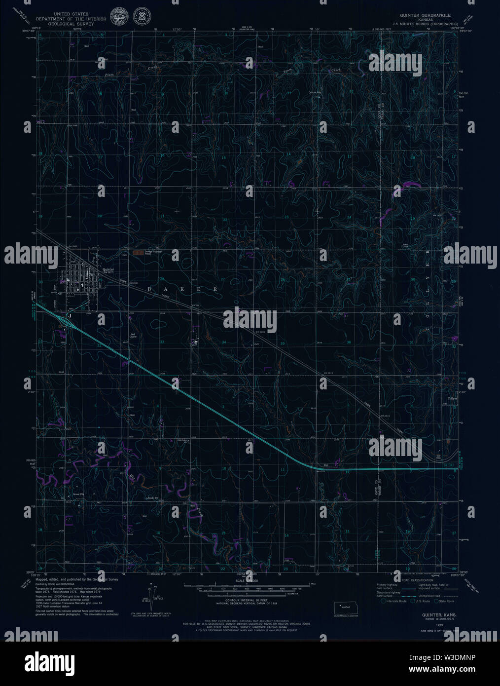 Map of quinter hires stock photography and images Alamy