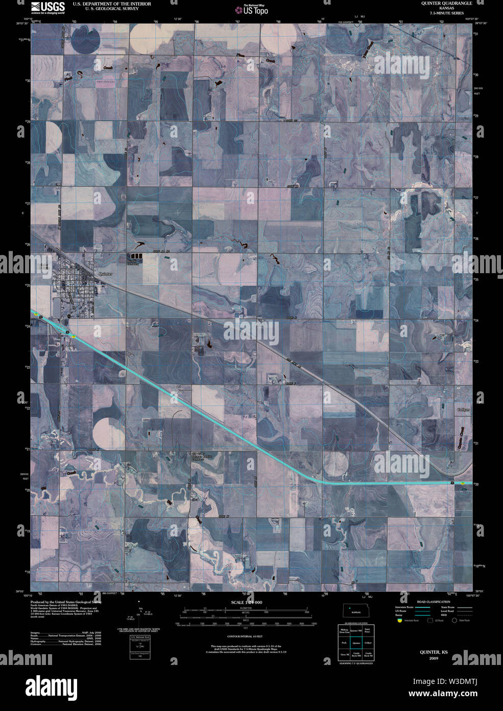 Map of quinter hires stock photography and images Alamy