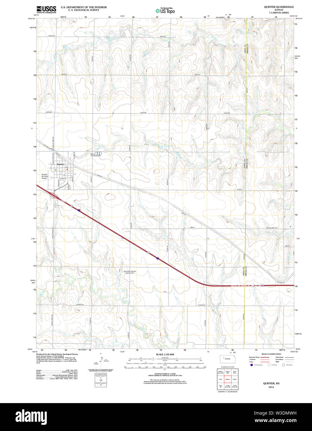 Map of quinter hi-res stock photography and images - Alamy