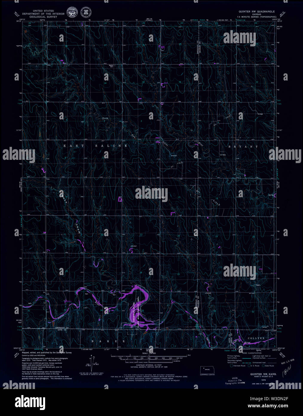 Map of quinter hires stock photography and images Alamy