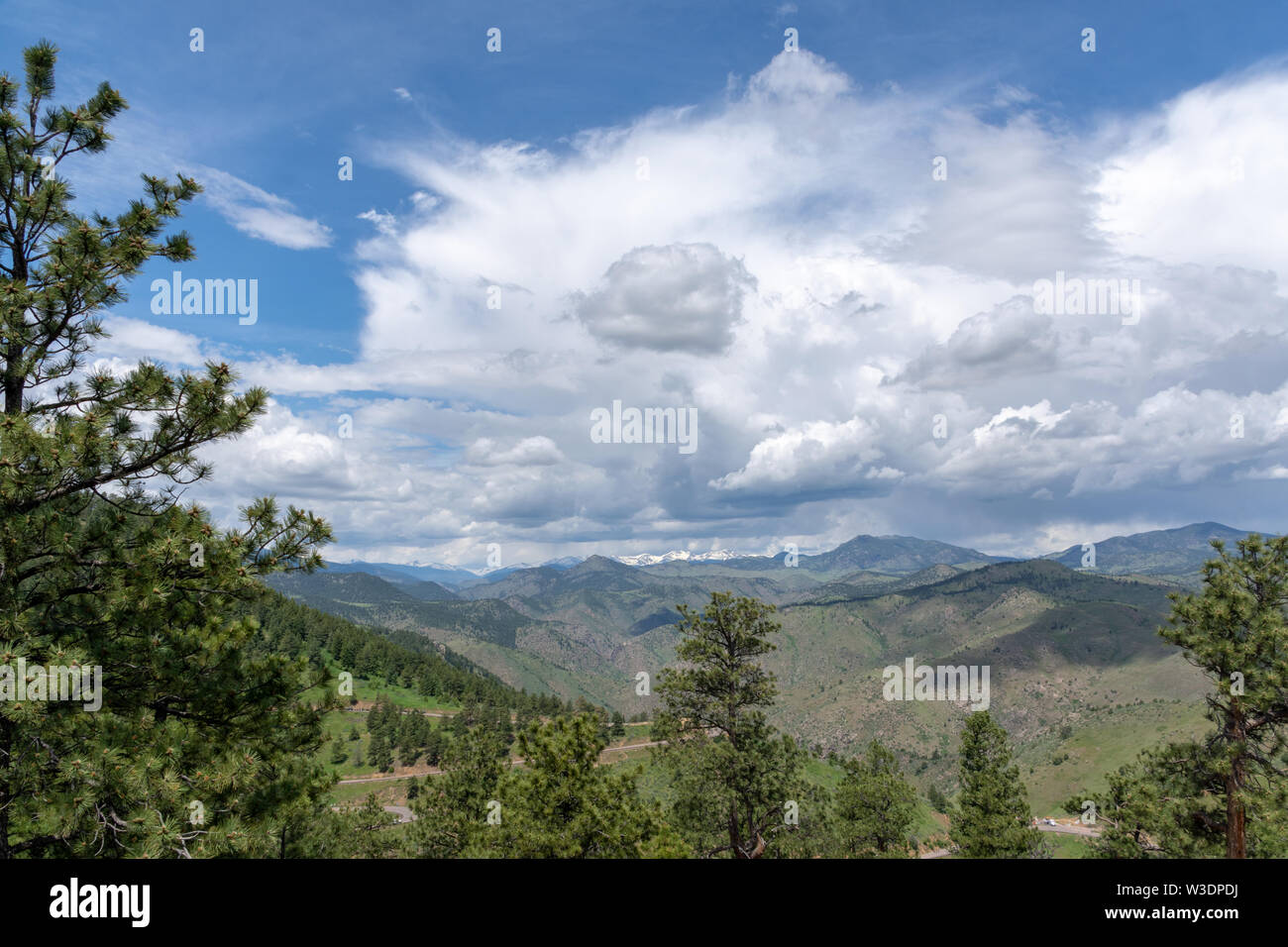 View from Lookout Mountain, Denver, Colorado, USA Stock Photo