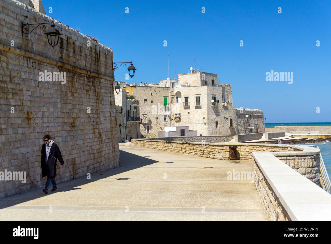 Italy, Apulia, Giovinazzo, the promenade Stock Photo Alamy