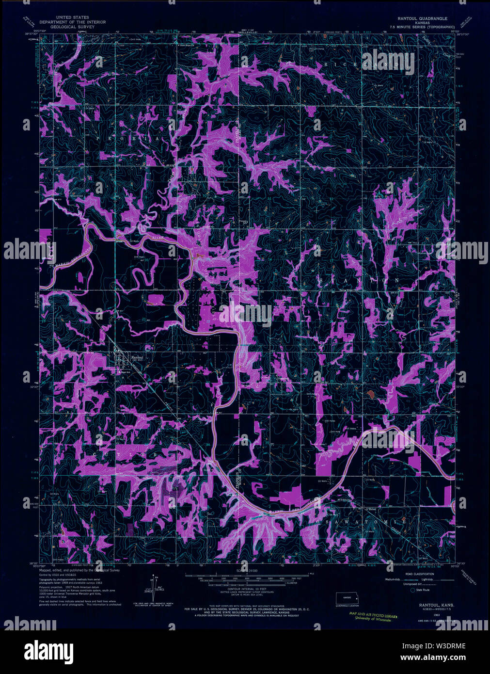 Rantoul map hires stock photography and images Alamy