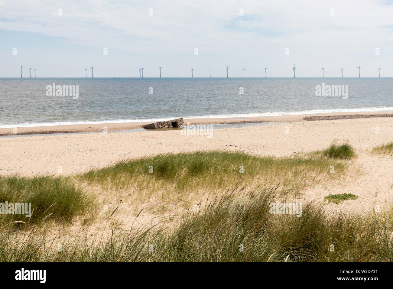 The Norfolk Coast at Caister on Sea Stock Photo Alamy