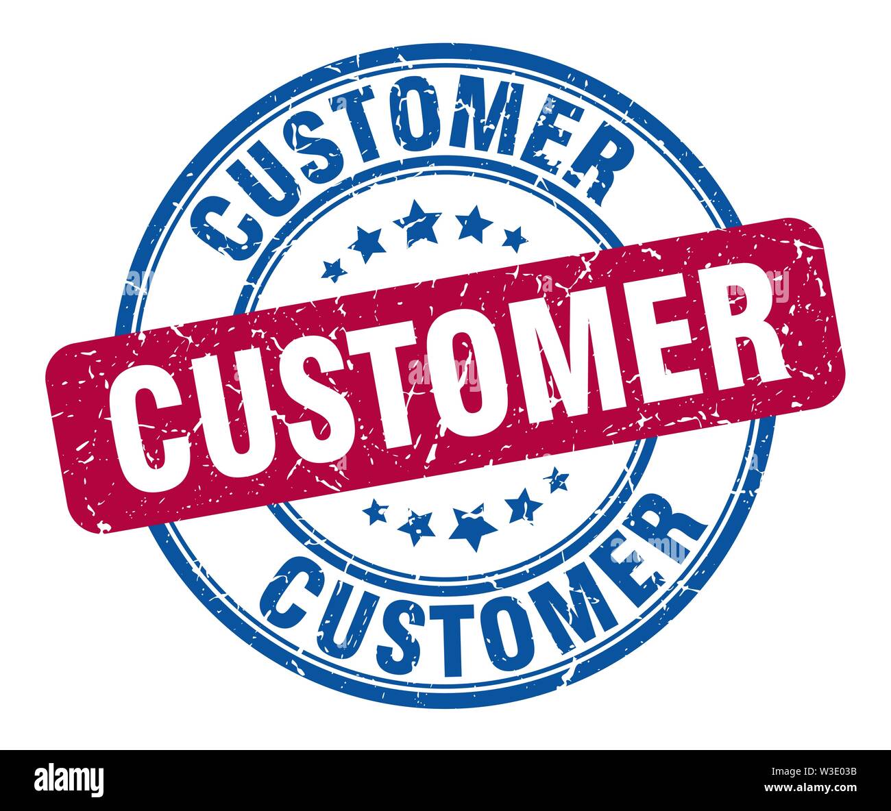 customer stamp. customer round grunge sign. customer Stock Vector Image ...