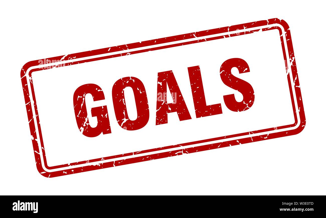 Goals stamp Stock Vector Images - Alamy