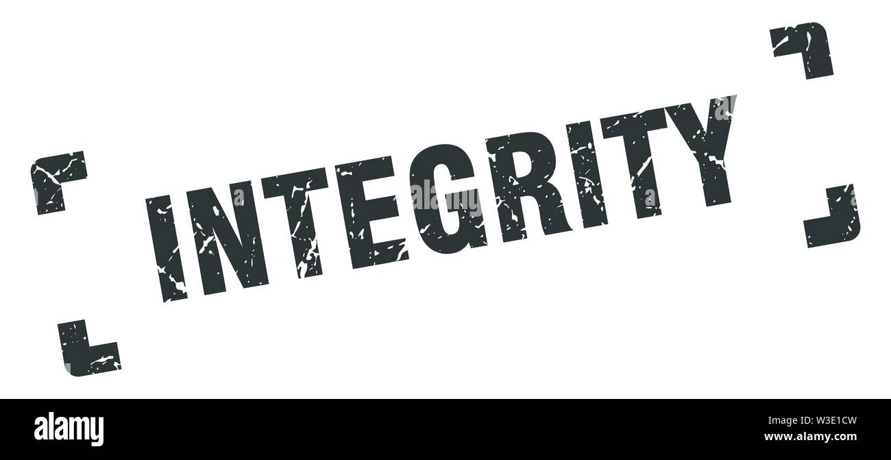 integrity stamp. integrity square grunge sign. integrity Stock Vector ...