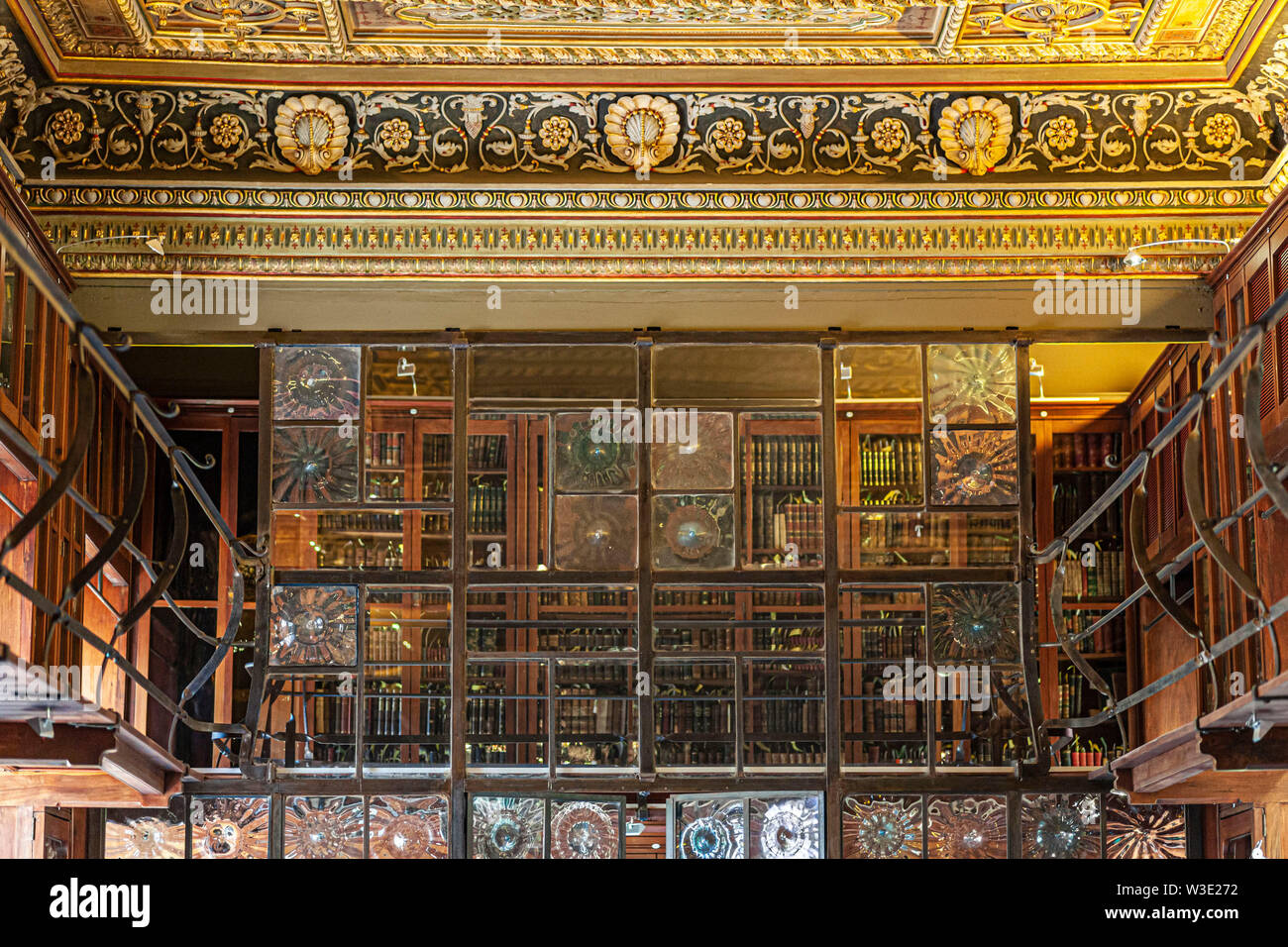 Spain Library. Interior Palau Library Activists Stage 'study In For Gaza' At New York Public
