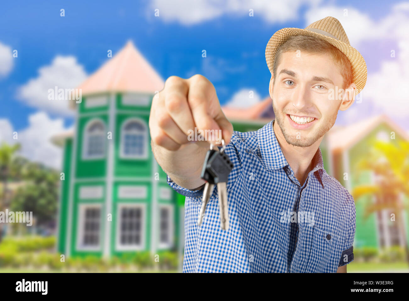 Teenage driver with keys studio hi-res stock photography and images - Alamy