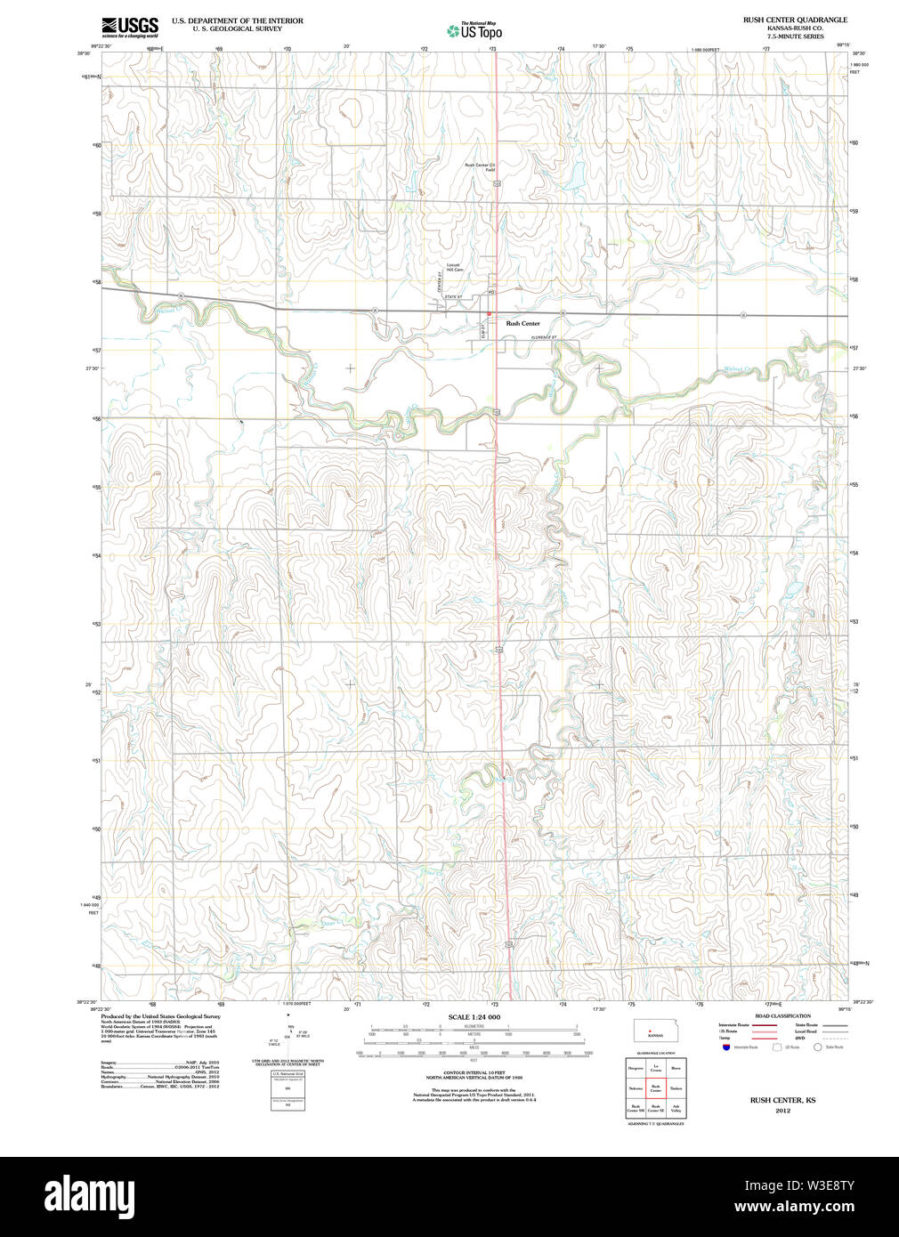 Rush center map hires stock photography and images Alamy