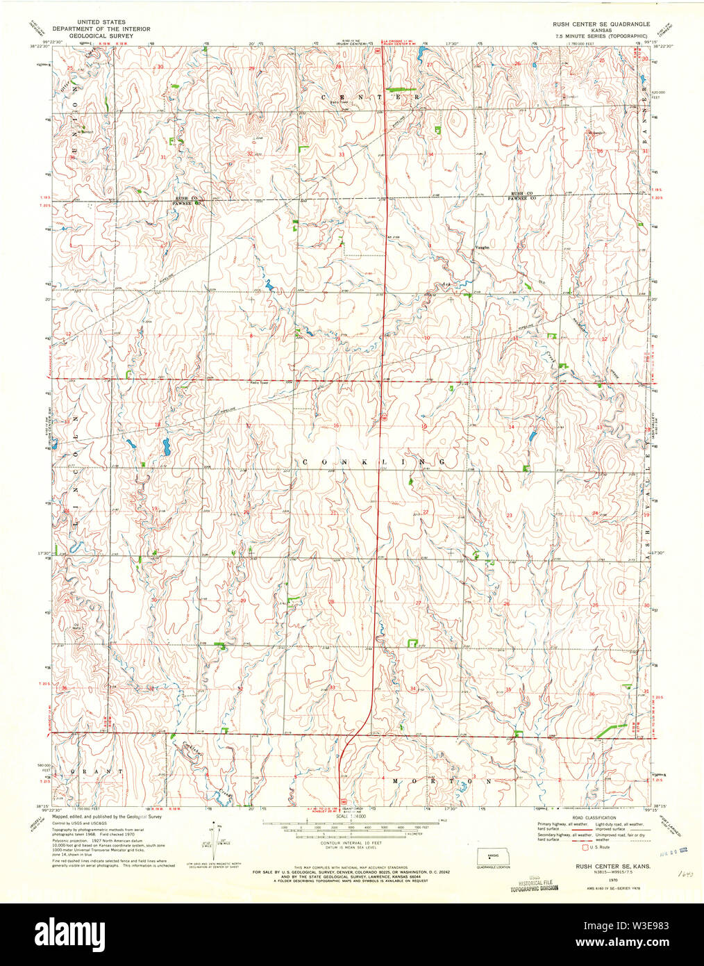 Map of rush center hires stock photography and images Alamy