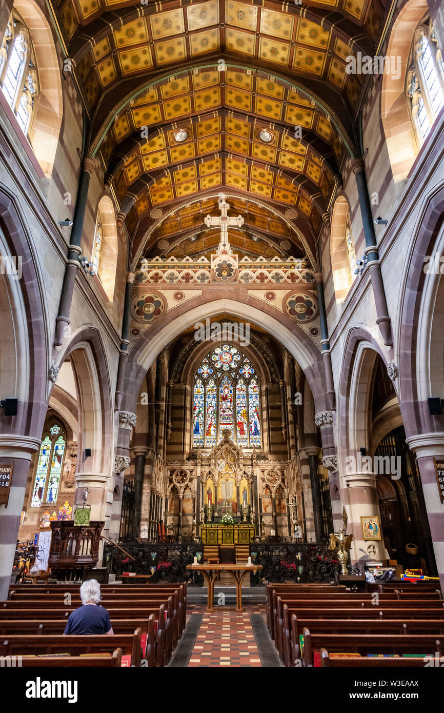 Interia of St Andrew's, The Parish Church of Rugby, Warwickshire, UK ...