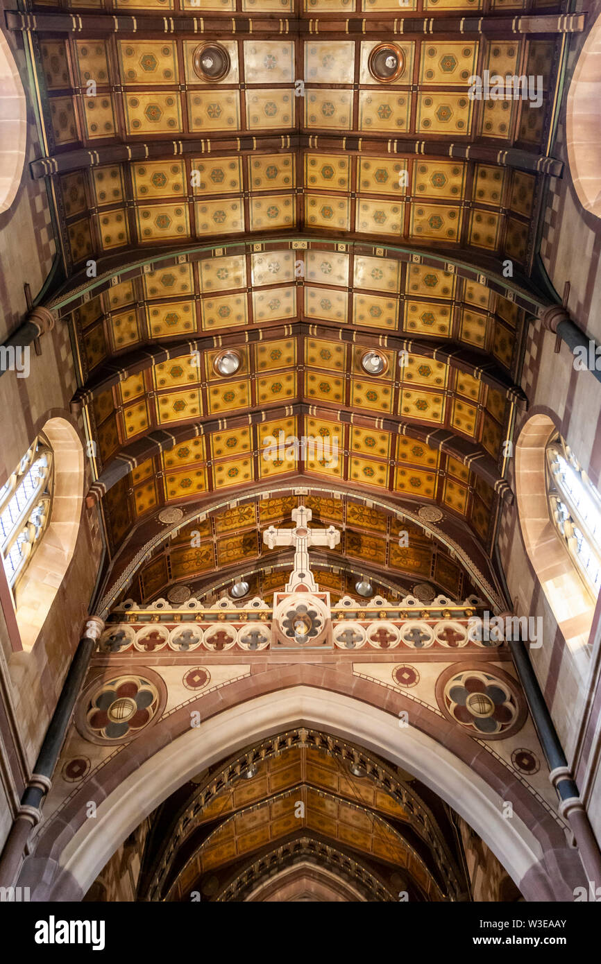 Interia of St Andrew's, The Parish Church of Rugby, Warwickshire, UK Stock Photo