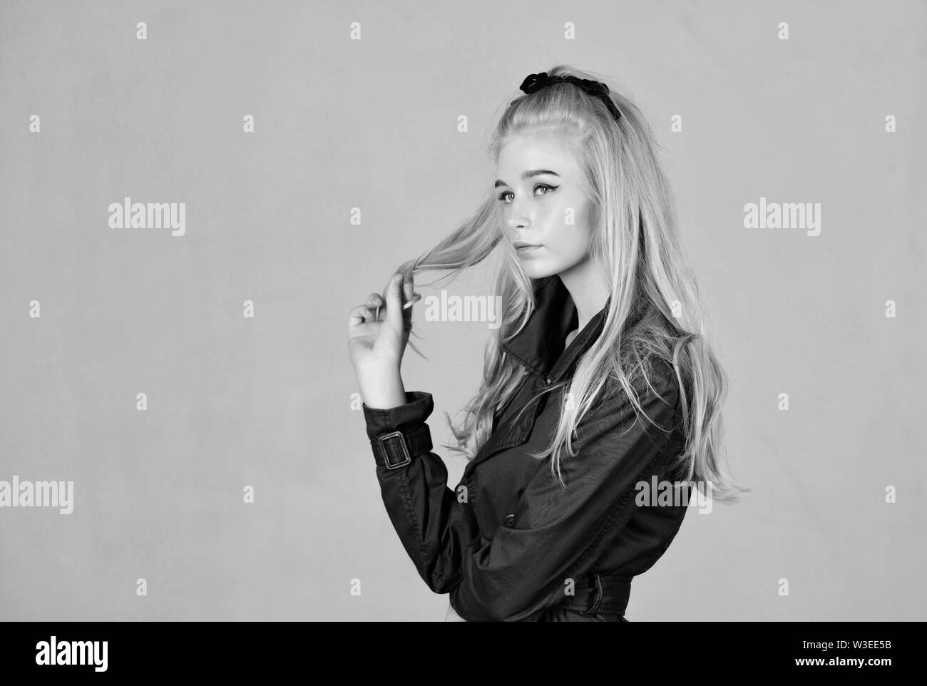 Bleached Hair Black And White Stock Photos Images Alamy