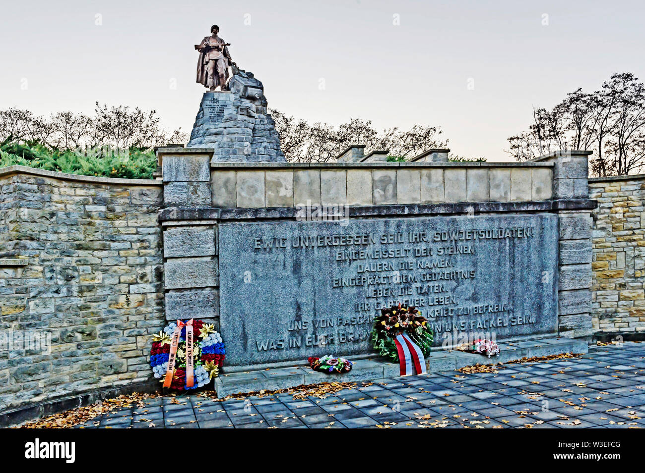 Erinnerung an die Schlacht um die Seelower Höhen; Memorial for the battle 'Seelower Heights Stock Photo